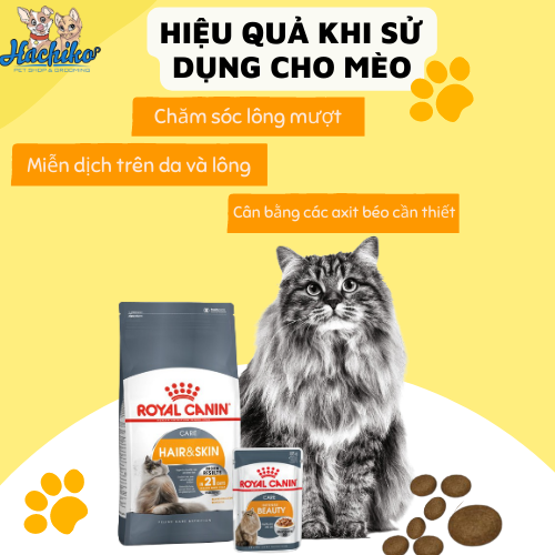 Royal Canin Hair & Skin 400gr / 2kg - Thức ăn hạt cho mèo dưỡng đẹp lông Royal Canin Hair & Skin