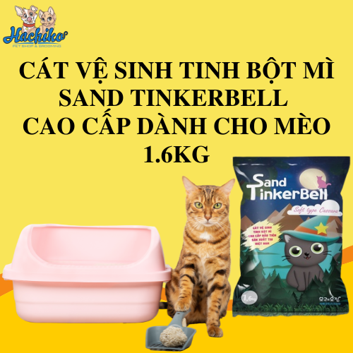 Petko Cát vệ sinh bột mì Sand Tinkerbell 1.6kg