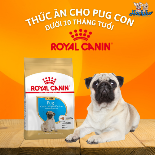 Thức ăn cho chó con dưới 10 tháng tuổi Royal Canin Pug Puppy 1.5kg