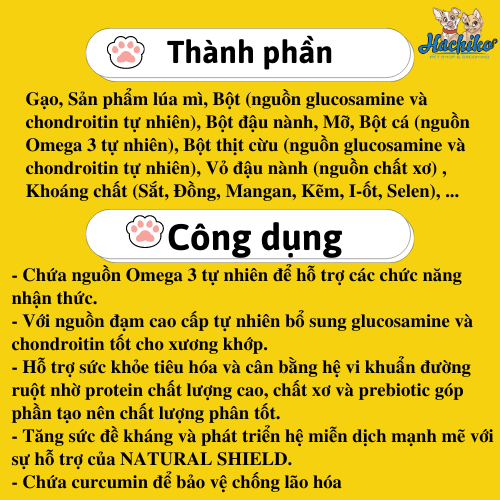 Thức ăn cho chó trưởng thành KEOS vị thịt gà và cừu 1.5kg