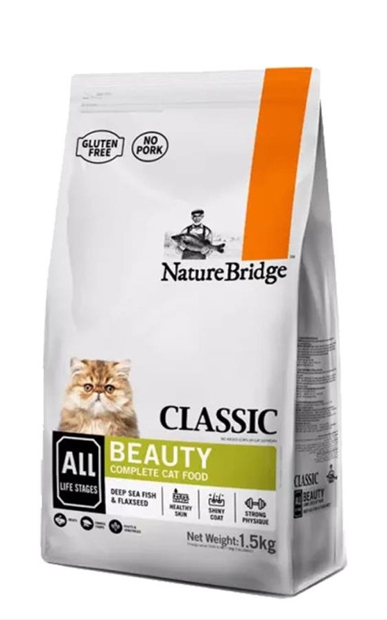 NatureBridge Classic For cat All Life Stages 1.5kg thức ăn Mèo mọi lứa tuổi