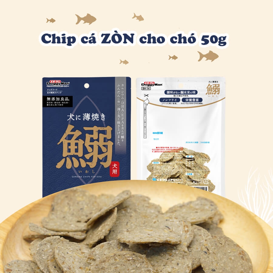 Chip cá ZÒN cho Chó 50g DoggyMan