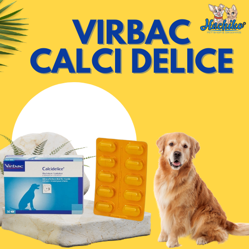 Viên bổ sung canxi & khoáng chất Virbac Calci Delice cho Chó