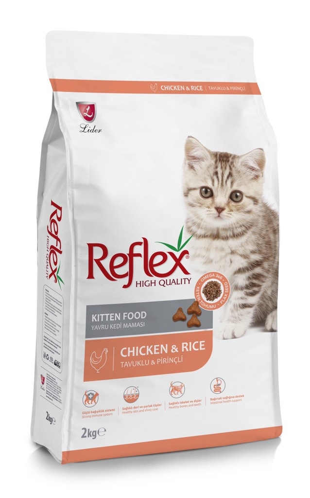 Thức Ăn Mèo Con Reflex Trắng Kitten Chicken 2kg