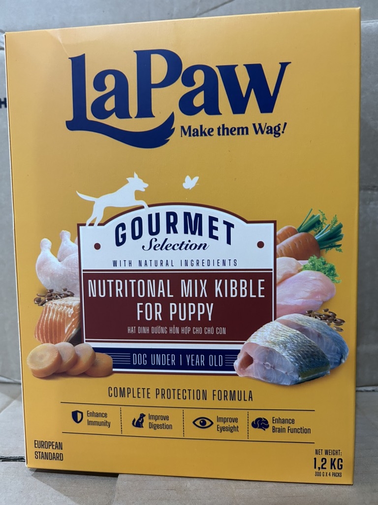 laPaw Gourmet Hạt cho chó con dinh dưỡng chuẩn Âu 1,2kg