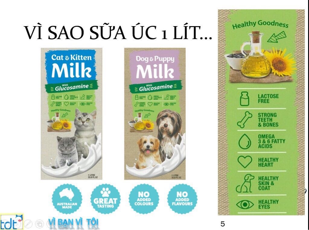 Sữa Tươi Úc Cho Chó Pets Own 1L 