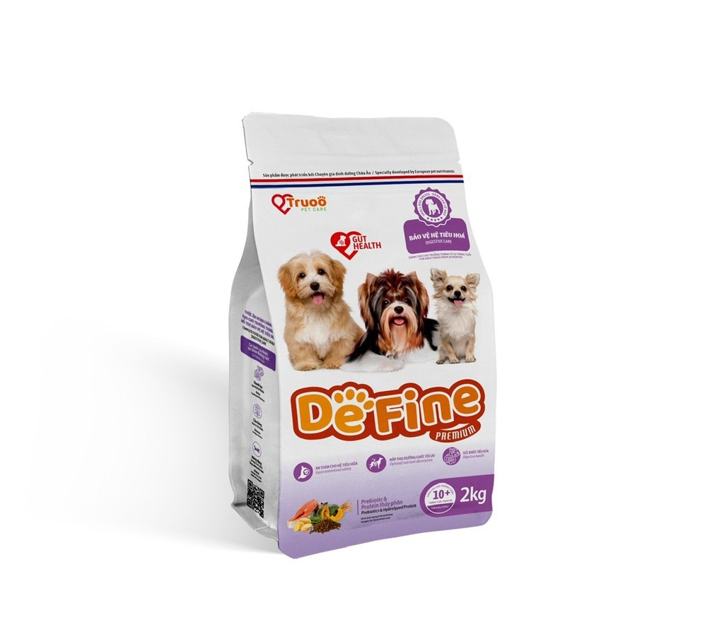 Define - Thức ăn hoàn chỉnh cho chó trưởng thành giúp bảo vệ hệ tiêu hoá 2kg
