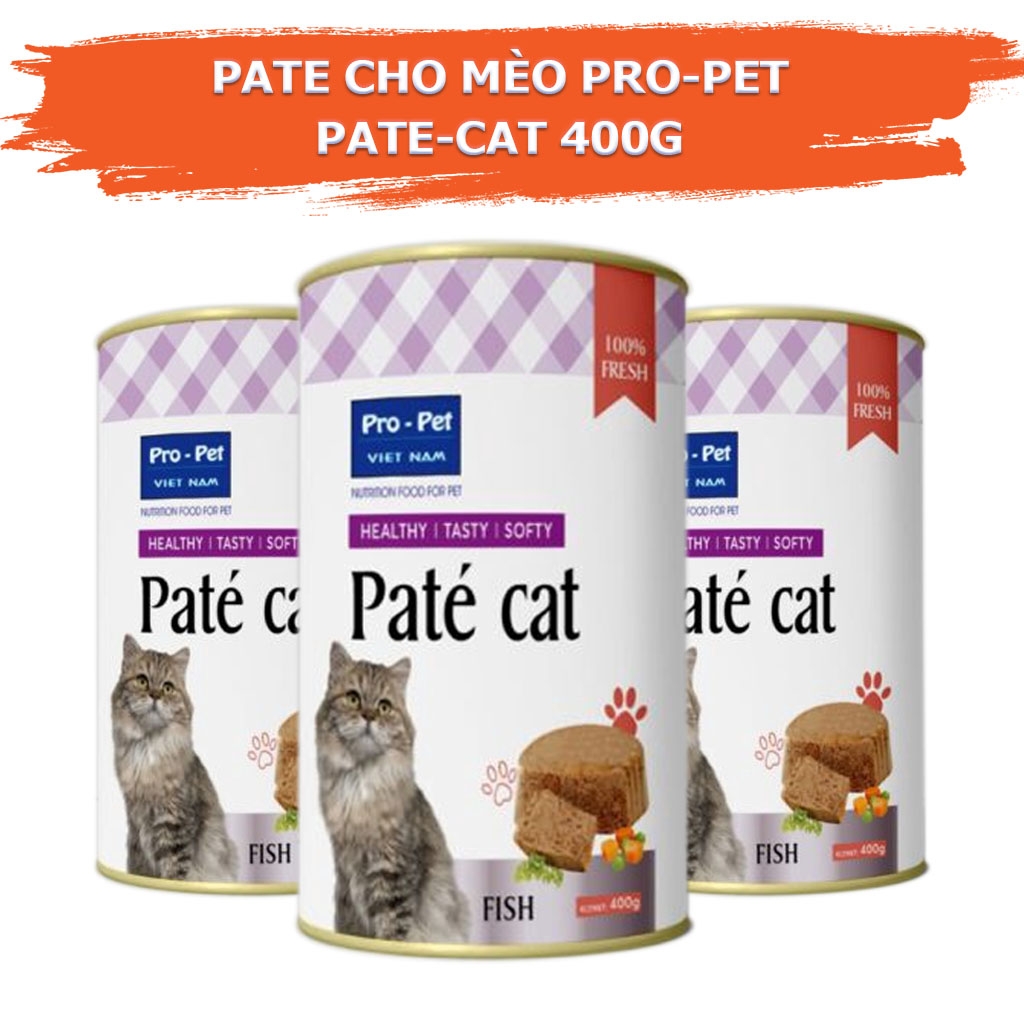 Thức ăn cho mèo Pate Cat Pro Pet 400gr