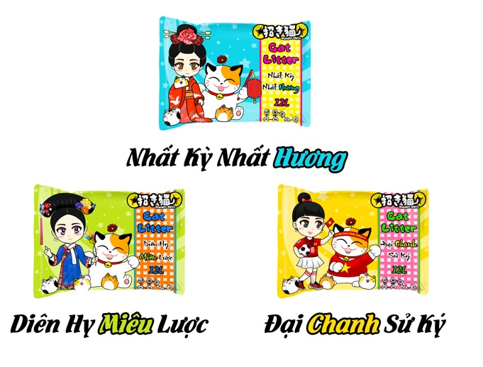 Cát vệ sinh Maneki Neko cho Chó/Mèo công nghệ Nhật Bản 12L (1 tải 3 gói)