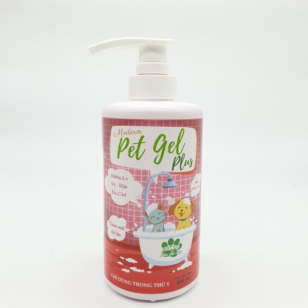 Sữa tắm phòng ve rận Modern PET GEL plus 500ml