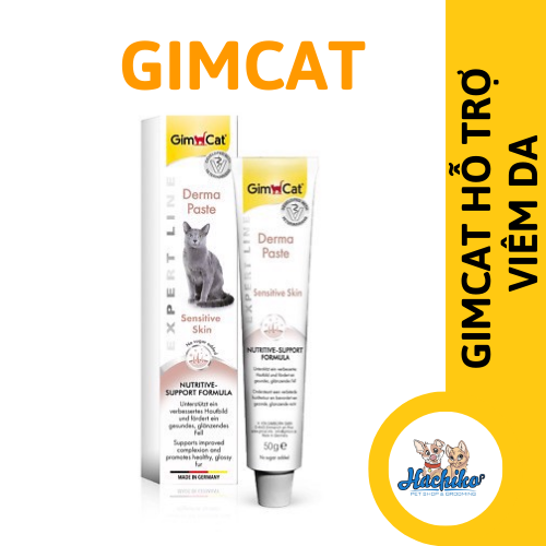 Gimcat Gel Derma Paste 50gr hỗ trợ điều trị viêm da mèo