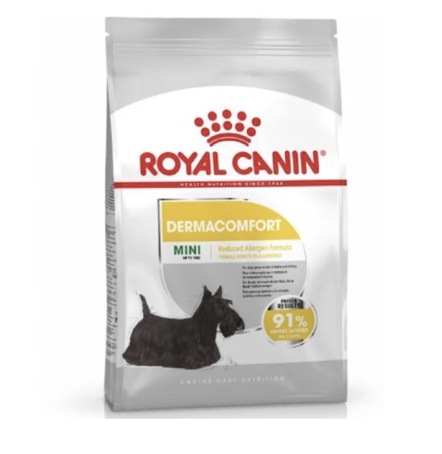 Thức ăn cho chó bị dị ứng, giảm ngứa Royal Canin Mini Dermacomfort 3kg