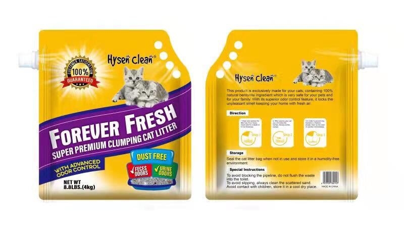 Cát vệ sinh đá núi lửa cao cấp Hysen Clean dành cho Mèo 4kg