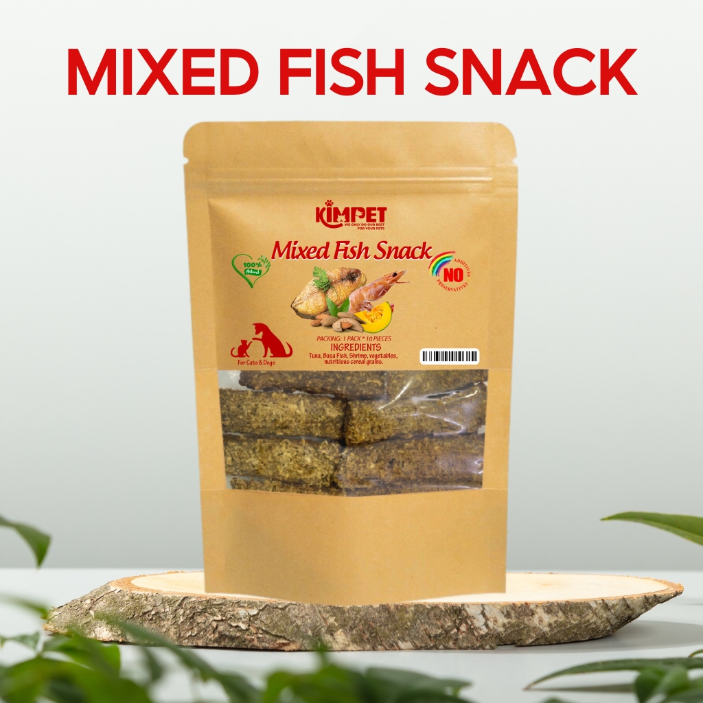 Snack Kim Pet hỗn hợp gói 10 thanh