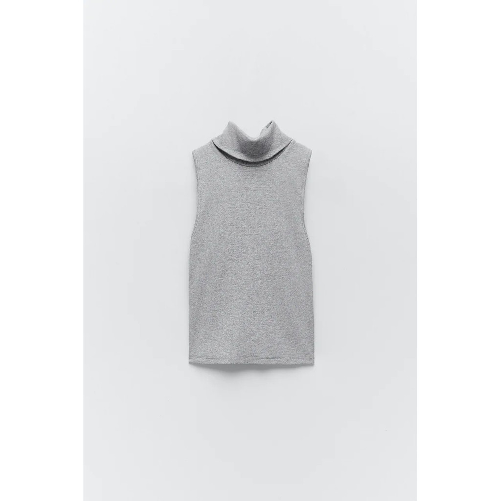 Áo sát nách cổ ống Zara Auth new tag có sẵn 3641/804 3641804