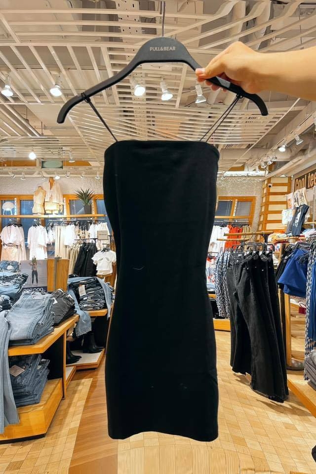 Váy hai dây dáng ôm ngắn Pull&Bear Auth New Tag có sẵn 4390/354 4390354