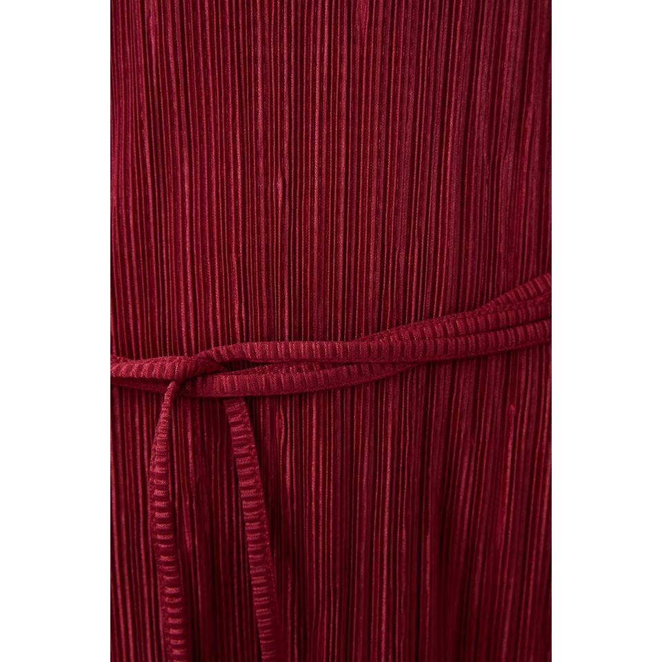 Váy suông đỏ kèm Belt Zara Auth new tag có sẵn