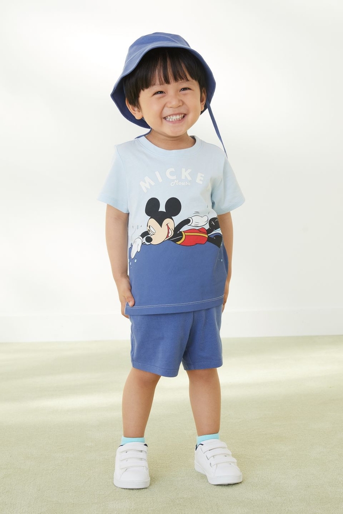 Set bộ 3 món (áo+quần+mũ) bé trai Mickey H&M Auth New Tag có sẵn 0844181002