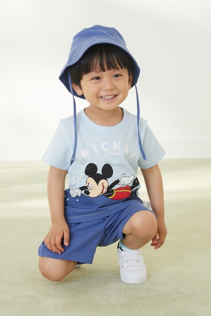 Set bộ 3 món (áo+quần+mũ) bé trai Mickey H&M Auth New Tag có sẵn 0844181002