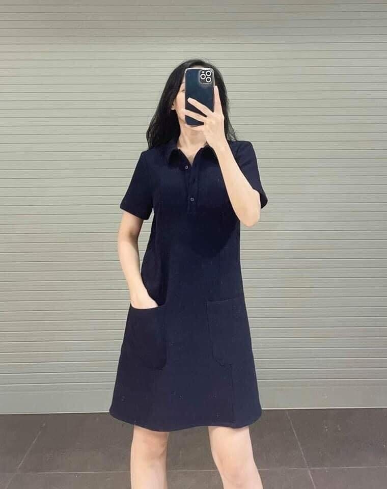 Váy dáng ngắn suông cổ polo Zara Auth New Tag có sẵn 4661/101 4661101
