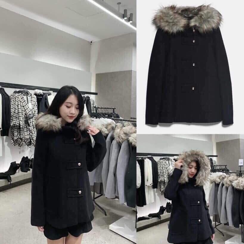 Áo khoác dạ Zara Auth new tag có sẵn