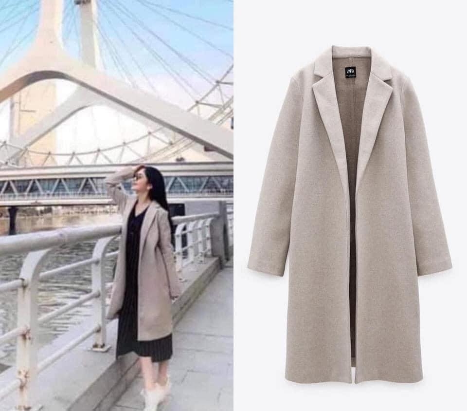 Áo khoác dạ ép dáng dài Zara Auth New Tag có sẵn 2712/495 2712495 5070/626 5070626