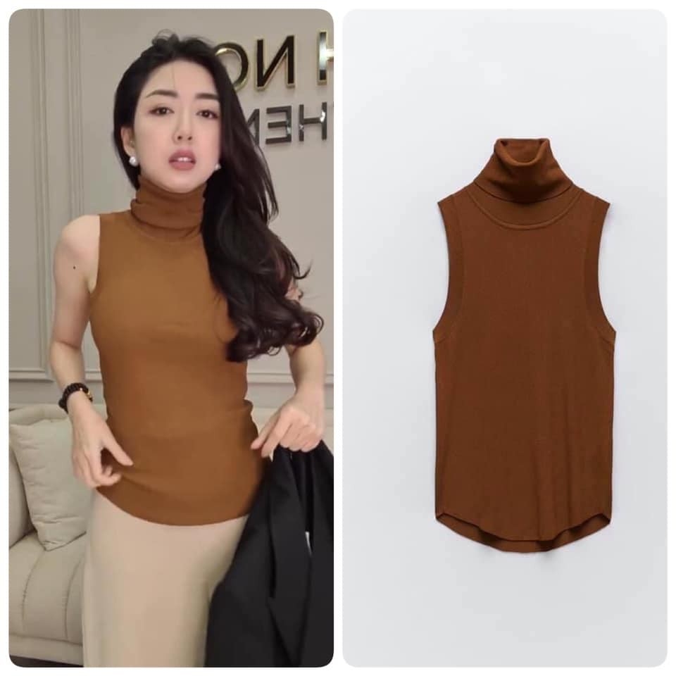 Áo len cao cổ Zara Auth New tag có sẵn 3471/107 3471107