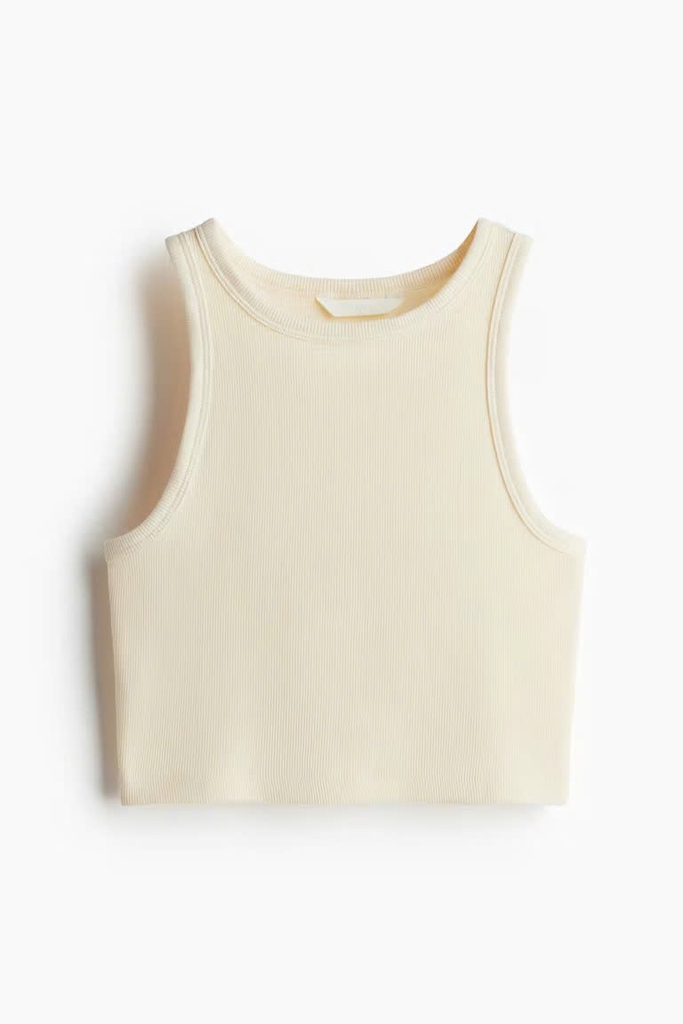 Áo ba lỗ dáng croptop form nhỏ HM Auth New Tag có sẵn 1049251