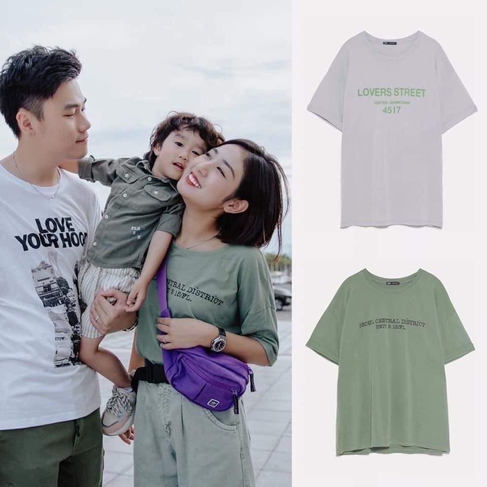 Áo phông dáng rộng Seoul Zara Auth New Tag có sẵn 0962/627 0962627