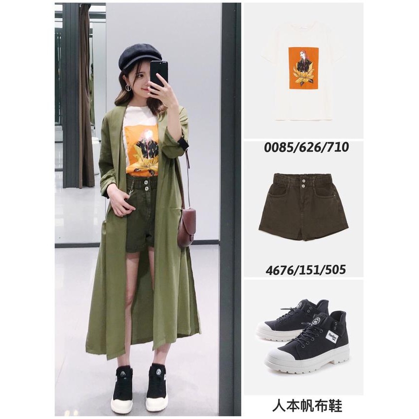Áo phông cô gái Flower Zara auth new tag có sẵn 0085/626 0085626