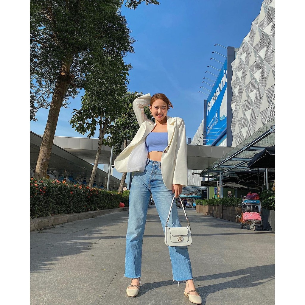 Áo hai dây Zara croptop Auth new tag có sẵn 3253/314 3253314 3253/305 3253305