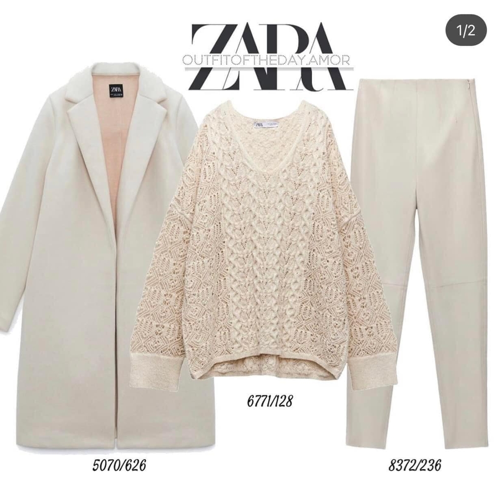 Áo khoác dạ ép dáng dài Zara Auth New Tag có sẵn 2712/495 2712495 5070/626 5070626