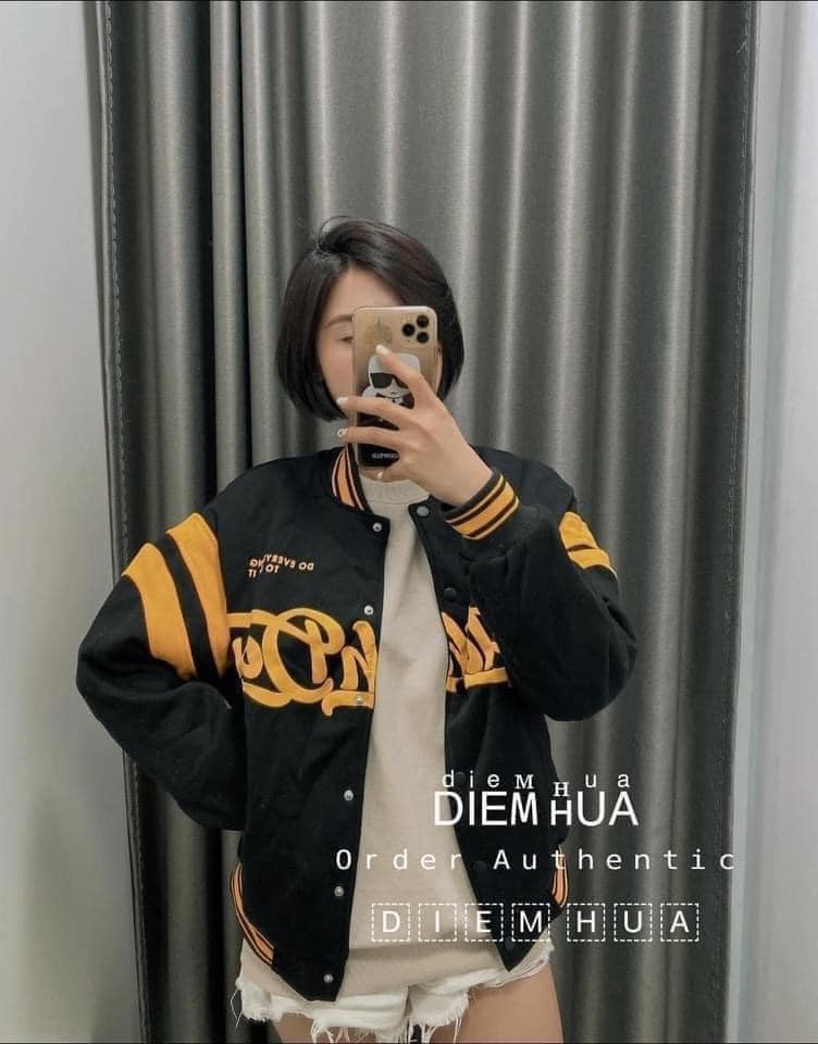 Áo Khoác Bomber cotton dáng rộng nhiều màu Bershka Auth New Tag có sẵn 6494/512 6494512 nam nữ mặc được