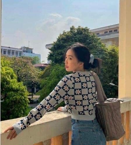 Áo len Cardigan dáng ngắn in hoa Zara Auth New Tag có sẵn 8146/003 8146003