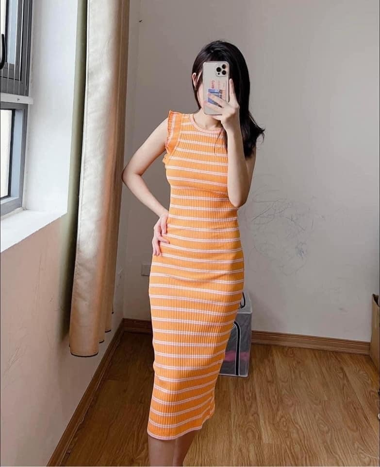 Váy dáng dài ôm body viền vai Zara Auth New Tag có sẵn 0962/172 0962172 1443/172 1443172