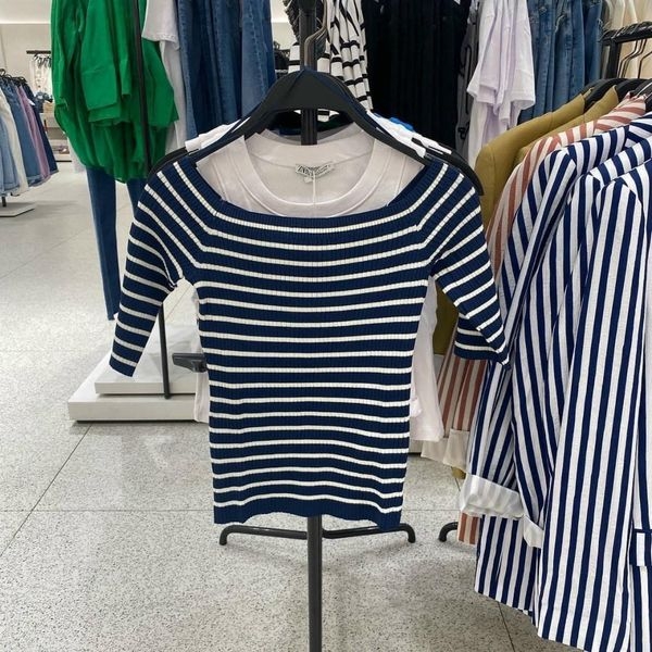 Áo len mỏng dáng vừa cổ thuyền Zara Auth New Tag có sẵn 8689/103 8689103