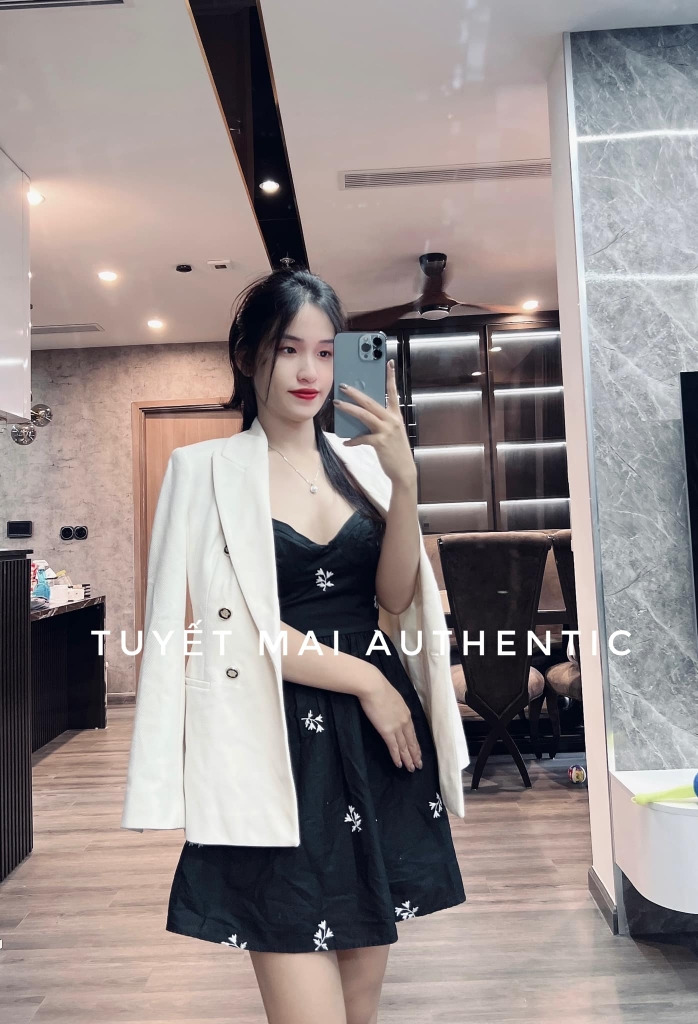Váy thêu hoa hai dây form nhỏ Zara Auth New Tag có sẵn 0881/404 0881404