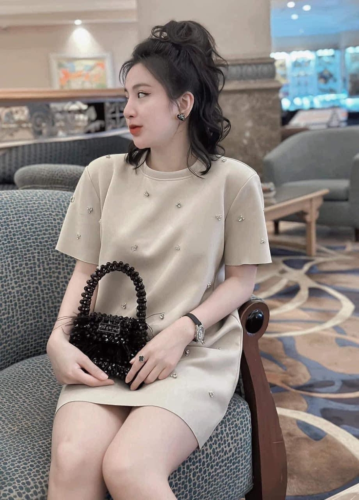 Váy da lộn dáng suông ngắn đính đá Zara Auth New Tag có sẵn 5070/156 5070156 5070/646 5070646