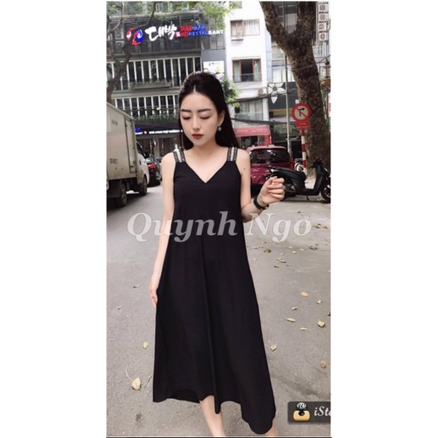 Váy hai dây dáng suông nhẹ Zara Auth New tag có sẵn 5189/171 5189171 bầu mặc được