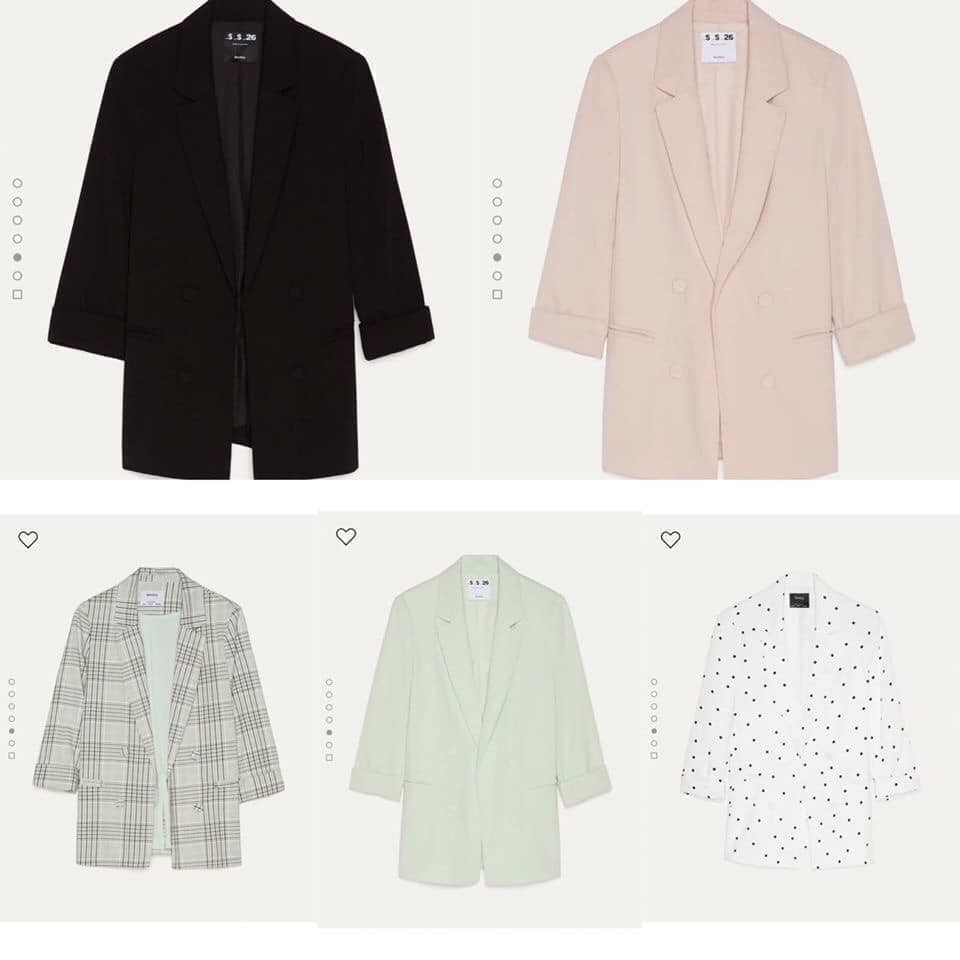 Áo Blazer Bershka Auth new tag có sẵn