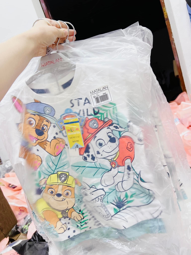 Set bộ bé trai Chó cứu hộ Paw Patrol Matalan Auth New Tag có sẵn S2890859_C128