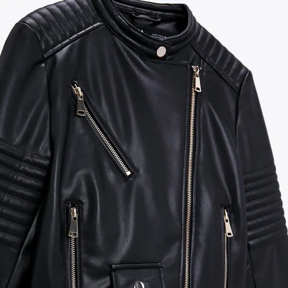 Áo khoác da Jacket Zara Auth new tag có sẵn 3046/028 3046028
