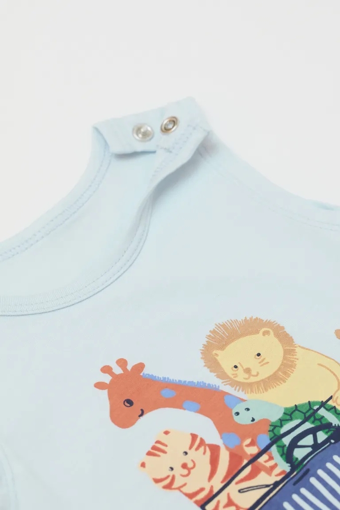 Set bộ bé trai gồm áo ba lỗ và quần short H&M Auth New Tag có sẵn 0950833003