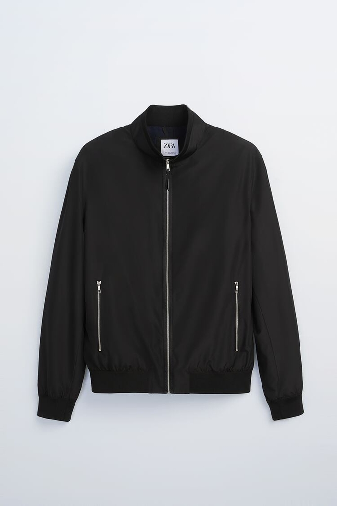 Áo khoác gió nam Bomber nhẹ 2 lớp Zara Auth New Tag có sẵn 8281/301 8281301