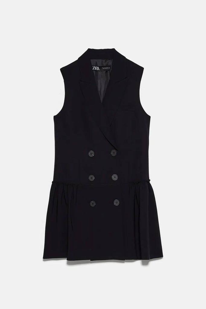 Váy ngắn dáng blazer không tay Zara Auth New Tag có sẵn 2245/811 2245811