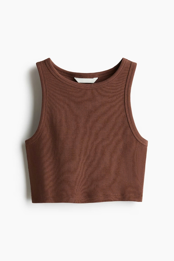 Áo ba lỗ dáng croptop form nhỏ HM Auth New Tag có sẵn 1049251