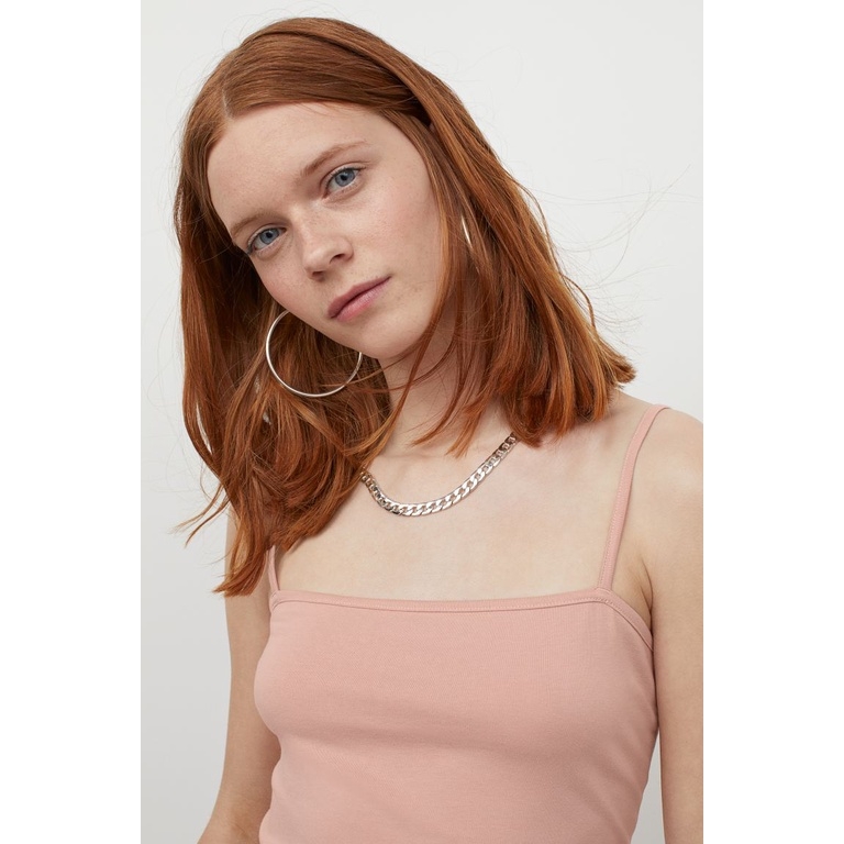 Áo croptop hai dây H&M Auth new tag có sẵn 0759871002