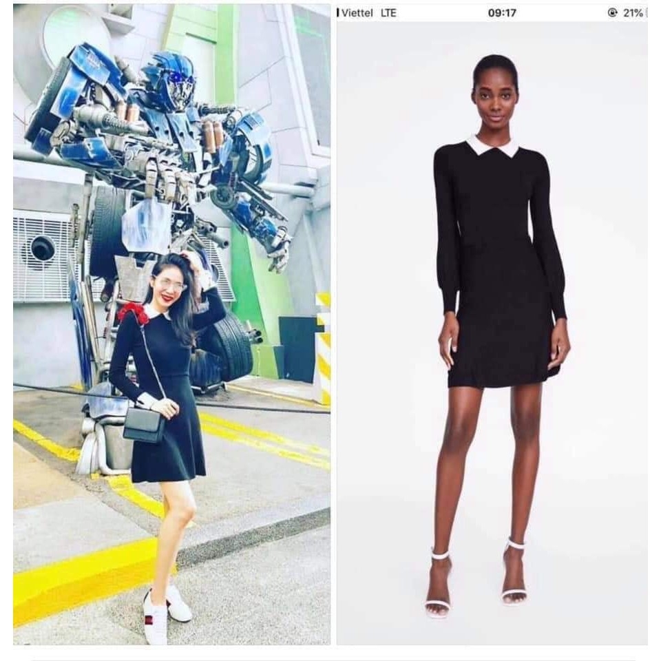 Váy len dáng ngắn xòe nhẹ Zara Auth new tag có sẵn 2488/017 2488017