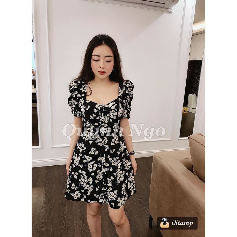 Váy hoa cúc Zara có sẵn auth new tag