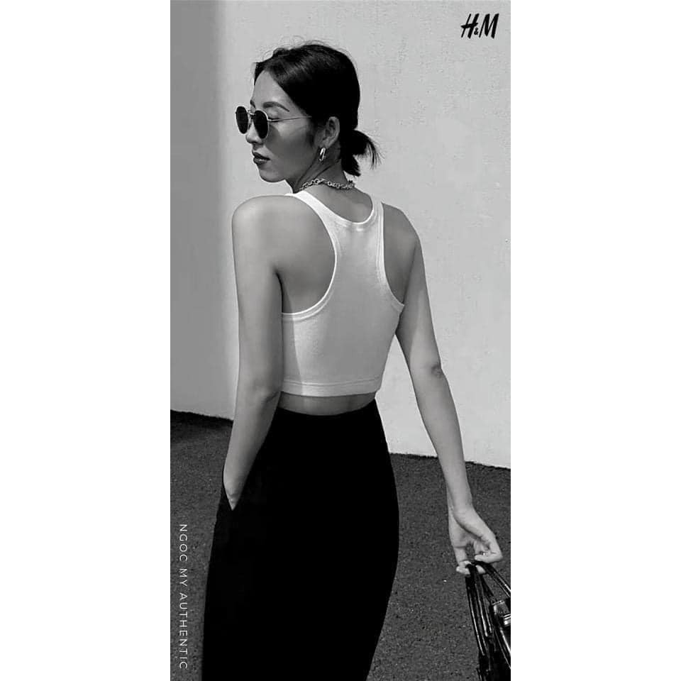Áo Tank Top dáng ôm gọn H&M Auth New tag có sẵn 0934262